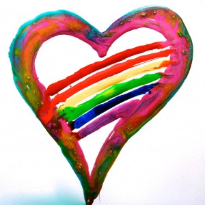 rainbow heart